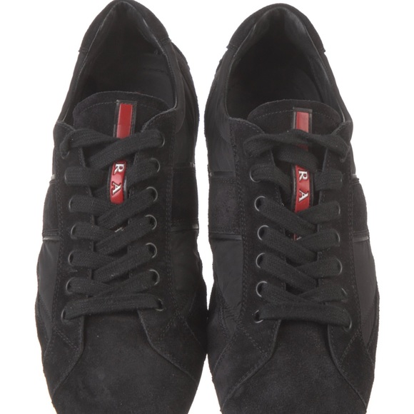 Prada Suede Low Top Sneakers - Picture 3 of 5